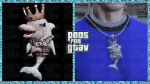 线上男角色海豚链 MOD v1.0 [Add-On]