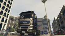 【GTA5载具】MAN TGX V8 Euro 5：洛圣都最强重型卡车，工业巨兽的完美再现