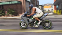 【GTA5载具】2017款川崎H2 Carbon：洛圣都最炫酷的赛道猛兽