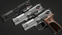 GTA5 神还原 MOD：Walther P88 Compact (镍制版 & 木板)
