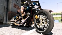 【GTA5载具】哈雷戴维森 Fat Boy Lo Racing Bobber：洛圣都街头的终极拉力机车，Lost MC定制版