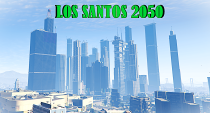 洛杉矶圣斯2050 - 增强城市与摩天大楼 (Menyoo)
