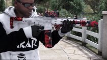 GTA5 MOD 推荐：全新迷彩卡宾枪（附全套配件）