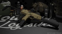 GTA5 FiveM MOD：B&T MP9 高清带消音器 & T2 准星替换版