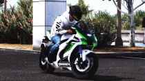 【GTA5载具】2022款川崎Ninja ZX10R：洛圣都最震撼的超级摩托车，性能与定制完美结合