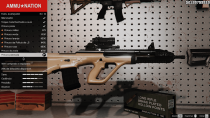 GTA5 精致化装备升级：Steyr AUG A3 MOD (纹理与弹匣选项)