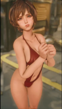 【身体模型】Lily - Monokini - 全新莉莉身体模型与胸部预设