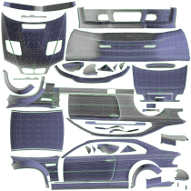 【GTA5干货】BMW M3 GTR UV Template：让经典赛车细节更清晰