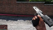 GTA5 经典巨炮再现：沙漠之鹰 黑色&镀铬版 MOD