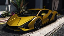 【GTA5载具】兰博基尼 Sián FKP 37：洛圣都最强插电混动超跑，未来科技与经典美学的完美结合