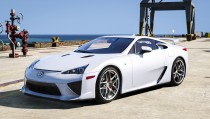 【GTA5载具】2010款雷克萨斯 LFA：超跑界的艺术品，自动尾翼加持的完美体验