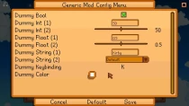 Generic Mod Config Menu for 《星露谷物语》 - 游戏内MOD配置菜单