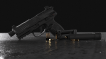 GTA5 FN 509 战术版完美替换 MOD (免费授权，致敬原作者)