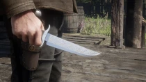 雕刻版达奇的刀替换原版狩猎刀 Engraved Dutch's Knife 