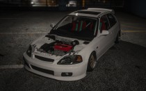 【GTA5载具】1999款本田思域EK9 Facelift：经典性能小钢炮的完美再现