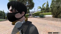复古耳机 MOD 适用于自由模式男性角色 v1.0 [Replace]