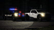 【GTA5载具评测】2017款福特Raptor警察版与民用版：超强越野性能，完美融入洛圣都