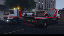 【GTA5载具】梅赛德斯-奔驰 Actros 平板拖车：洛圣都最强救援力量