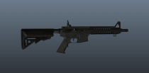 GTA5 军事级MOD来袭：AR-15从EFT移植版 (带精准附件和动画)