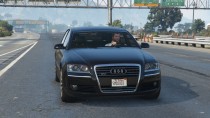 【GTA5载具】奥迪A8 [Add-On/Replace]：豪华行政轿车的完美还原