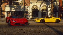 【GTA5载具】2021法拉利F8 Spider：终极敞篷超跑，细节与性能的完美结合