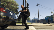 GTA5 NPC 动作优化 MOD：真实弹道平衡器+特技/绊倒 (Euphoria Mod)