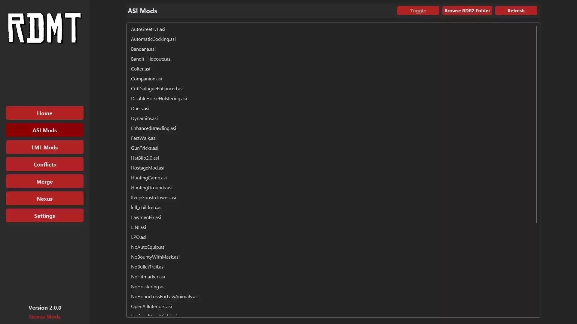 575.webp Red Dead 2 MOD管理器+MOD冲突解决工具