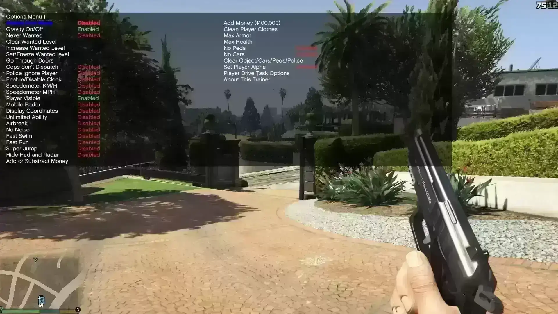 简单训练器Simple Trainer for GTA V