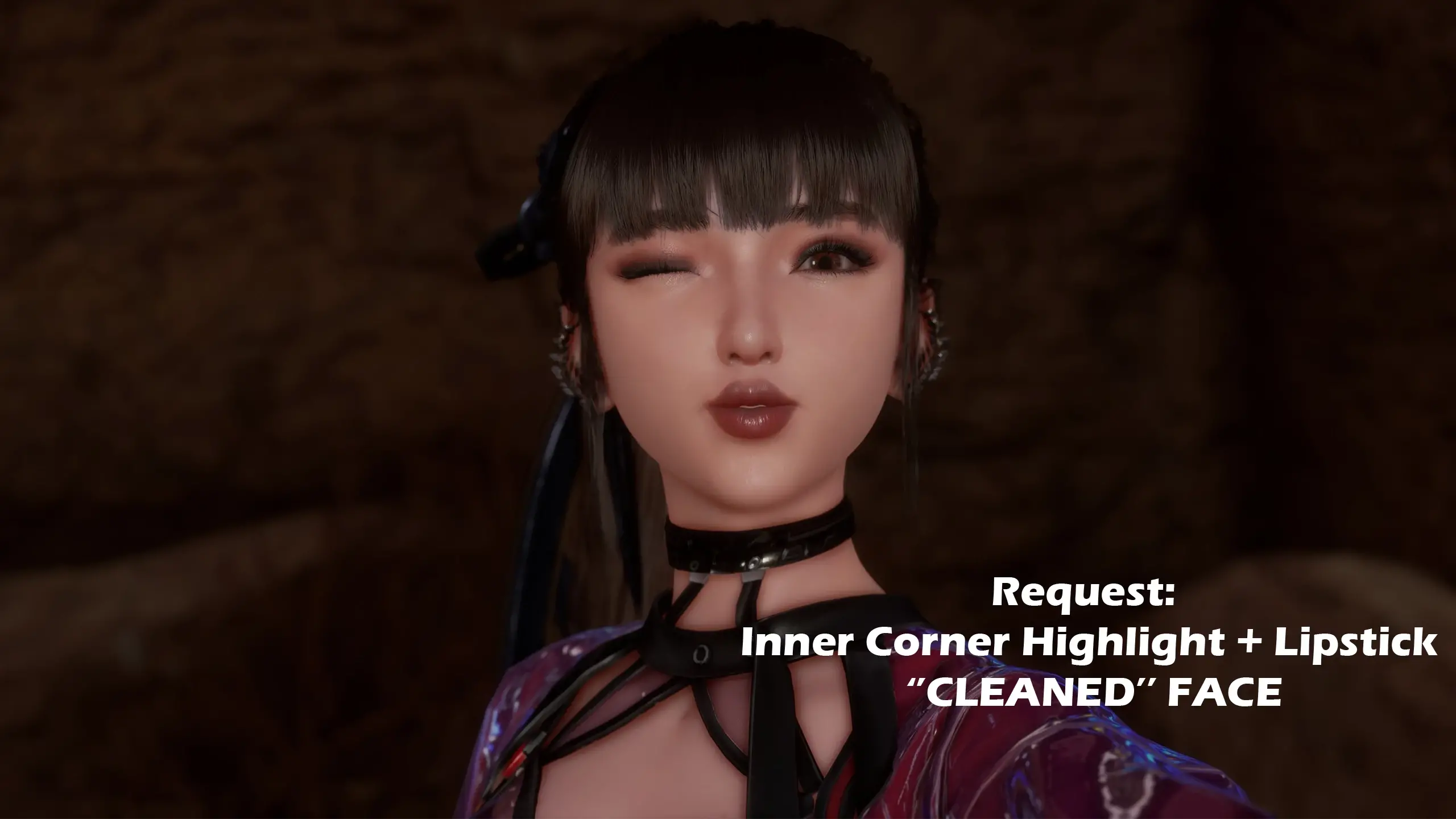 2820.webp EVE - 淡褐色眼眸+深邃眼妆+口红 MOD (模块化)