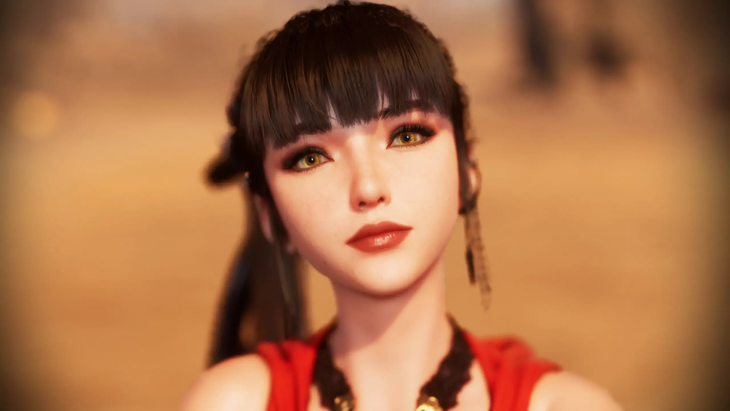2813.webp EVE - 淡褐色眼眸+深邃眼妆+口红 MOD (模块化)