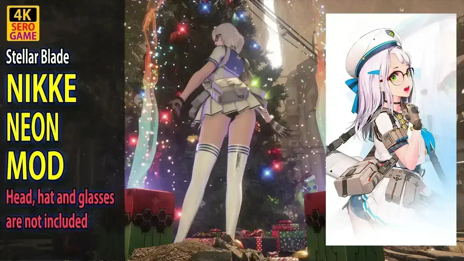 妮姬Neon为Stella Blade设计的霓虹灯服装