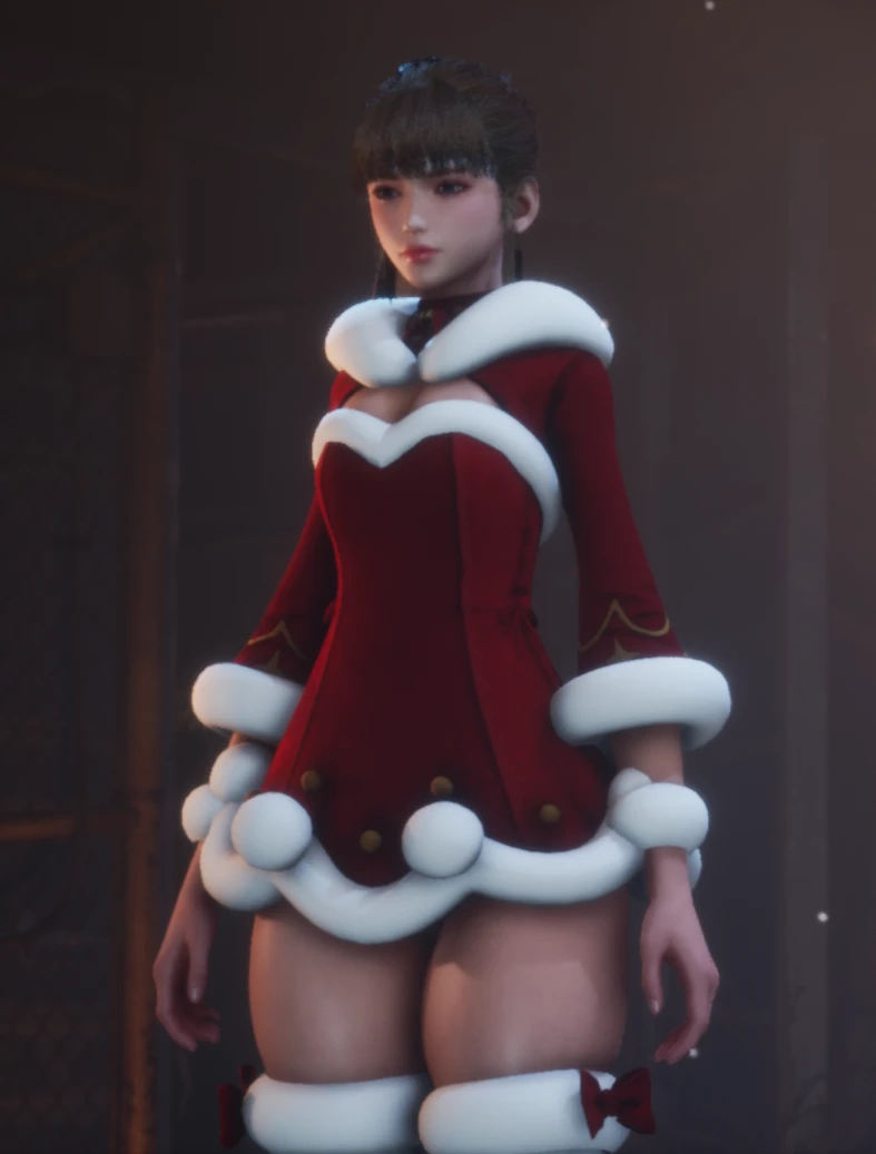 6804.webp 剑星Xmas Dress圣诞连衣裙MOD实测:56M体积掉8帧,ChunkID32撞车率80%,拍照党可冲,速通党慎入