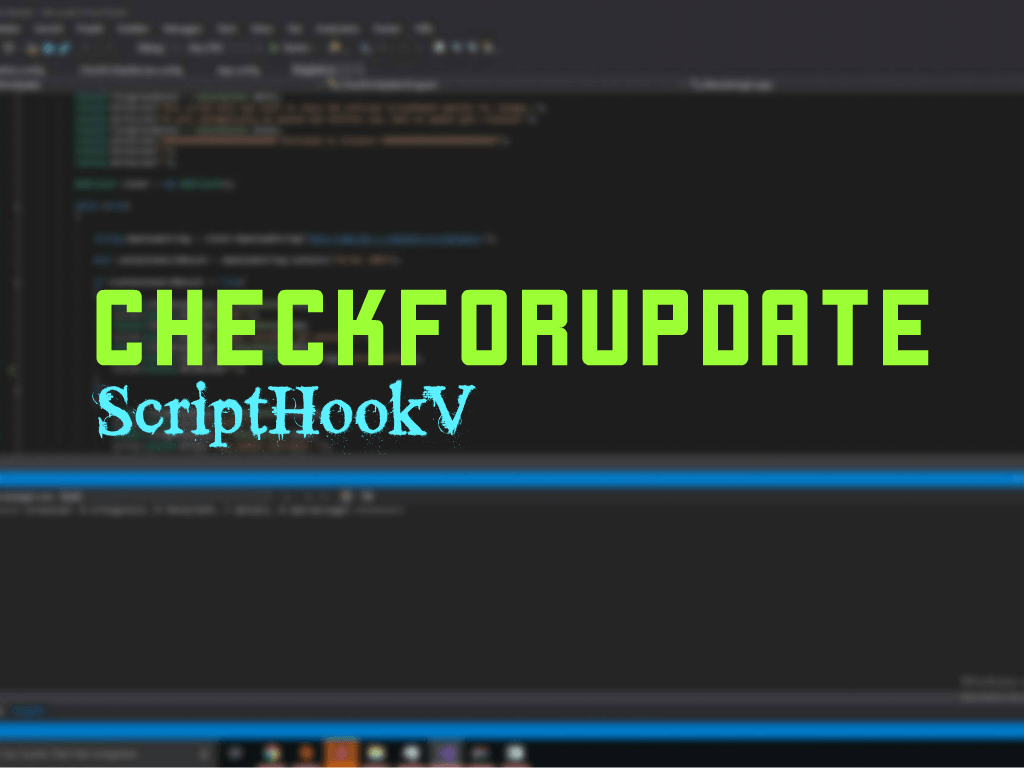 【GTA5小工具】CheckForUpdate - ScriptHookV 版:自动更新提醒不再错过重要版本
