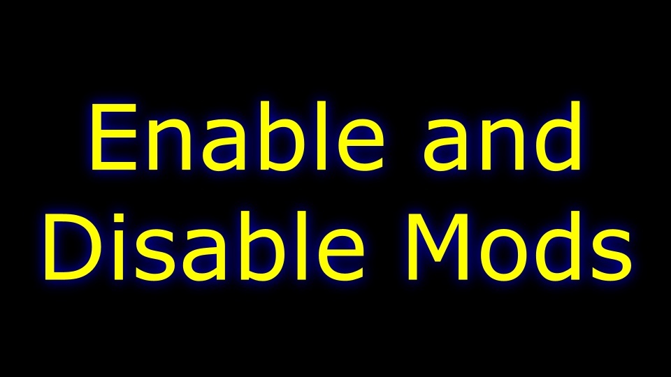【GTA5实用】Enable and Disable Mods Scripts (Batch Files):一键开启/关闭MOD功能