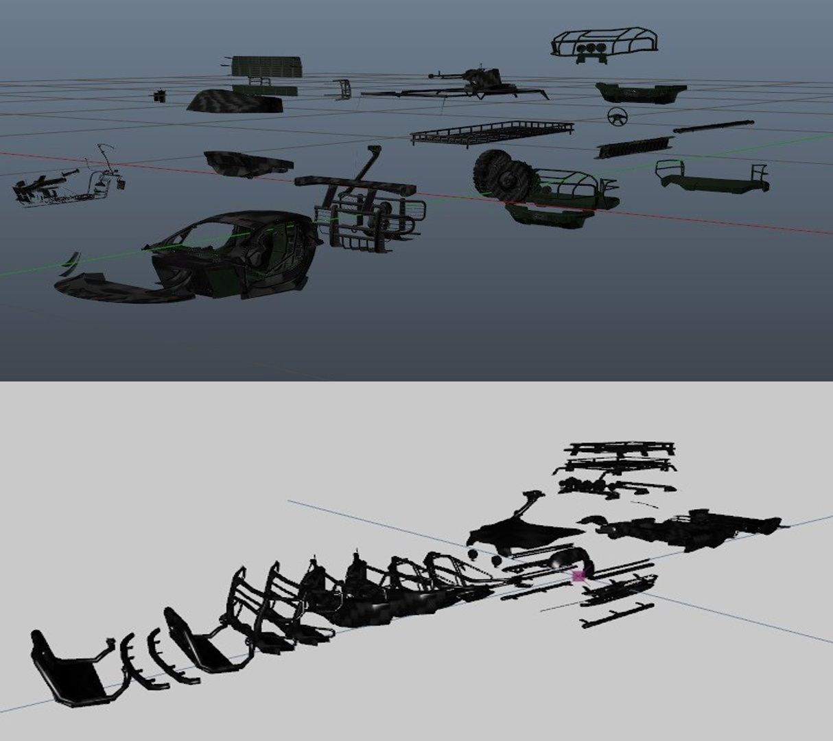 【GTA5模型大神必备】Generic Car Parts (ZModeler3 资源) 2.0:让车辆改装更简单!