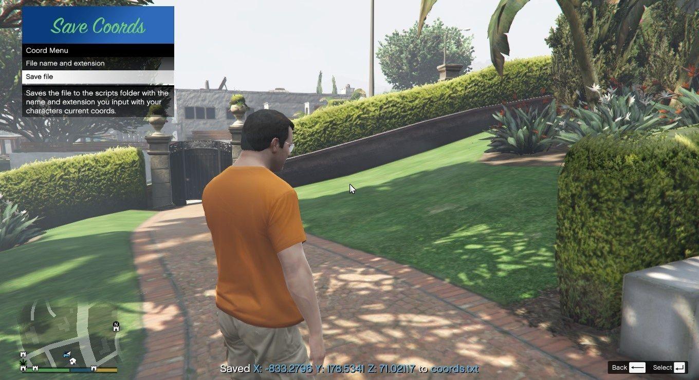 【GTA5实用】Save Coords To TXT:一键保存坐标,再也不怕迷路!