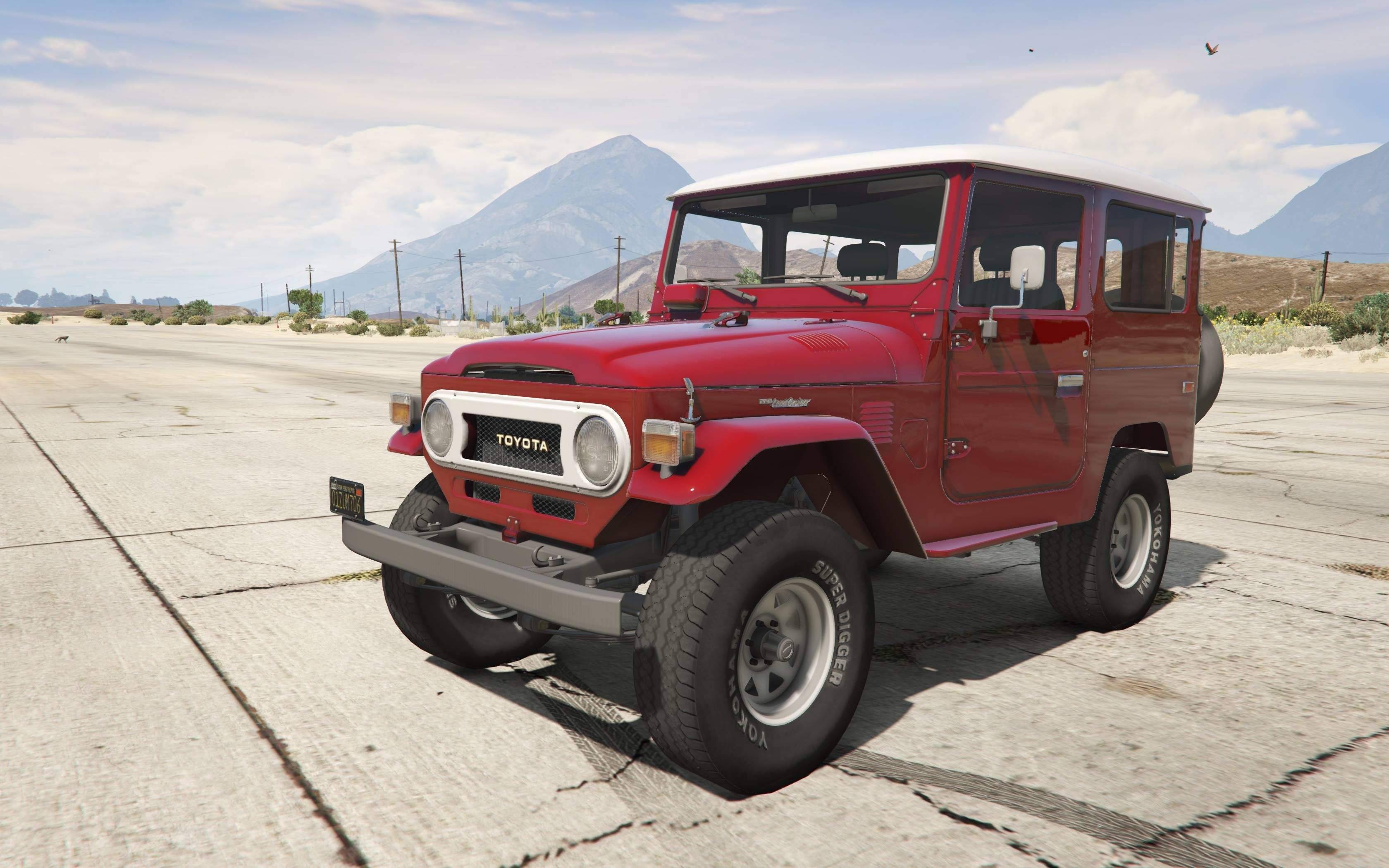 【GTA5载具】1978丰田FJ40兰德酷路泽:经典越野之王,硬顶软顶随心换