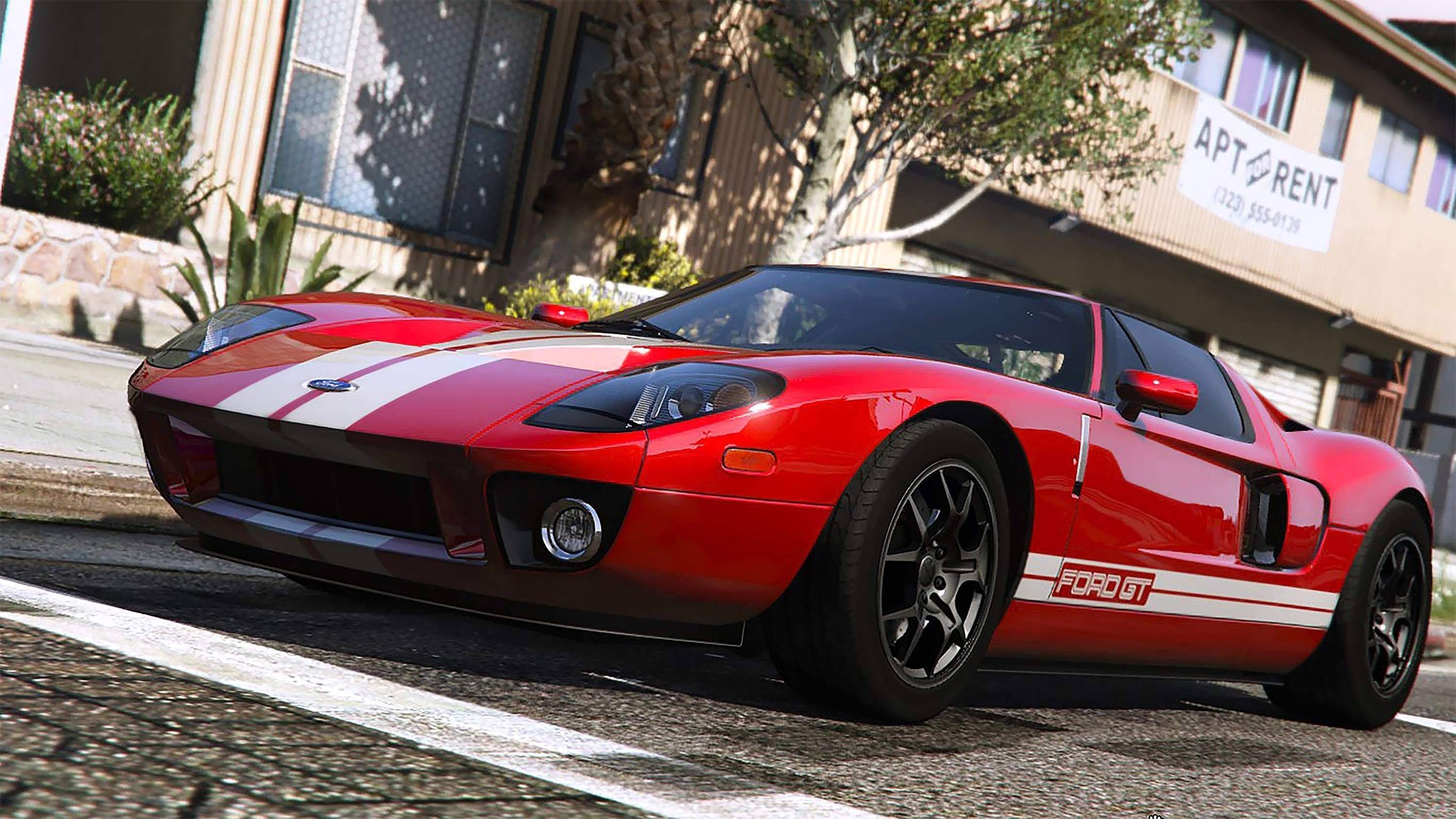 【GTA5载具】2005 Ford GT:经典超跑再现,细节与性能并重的完美复刻