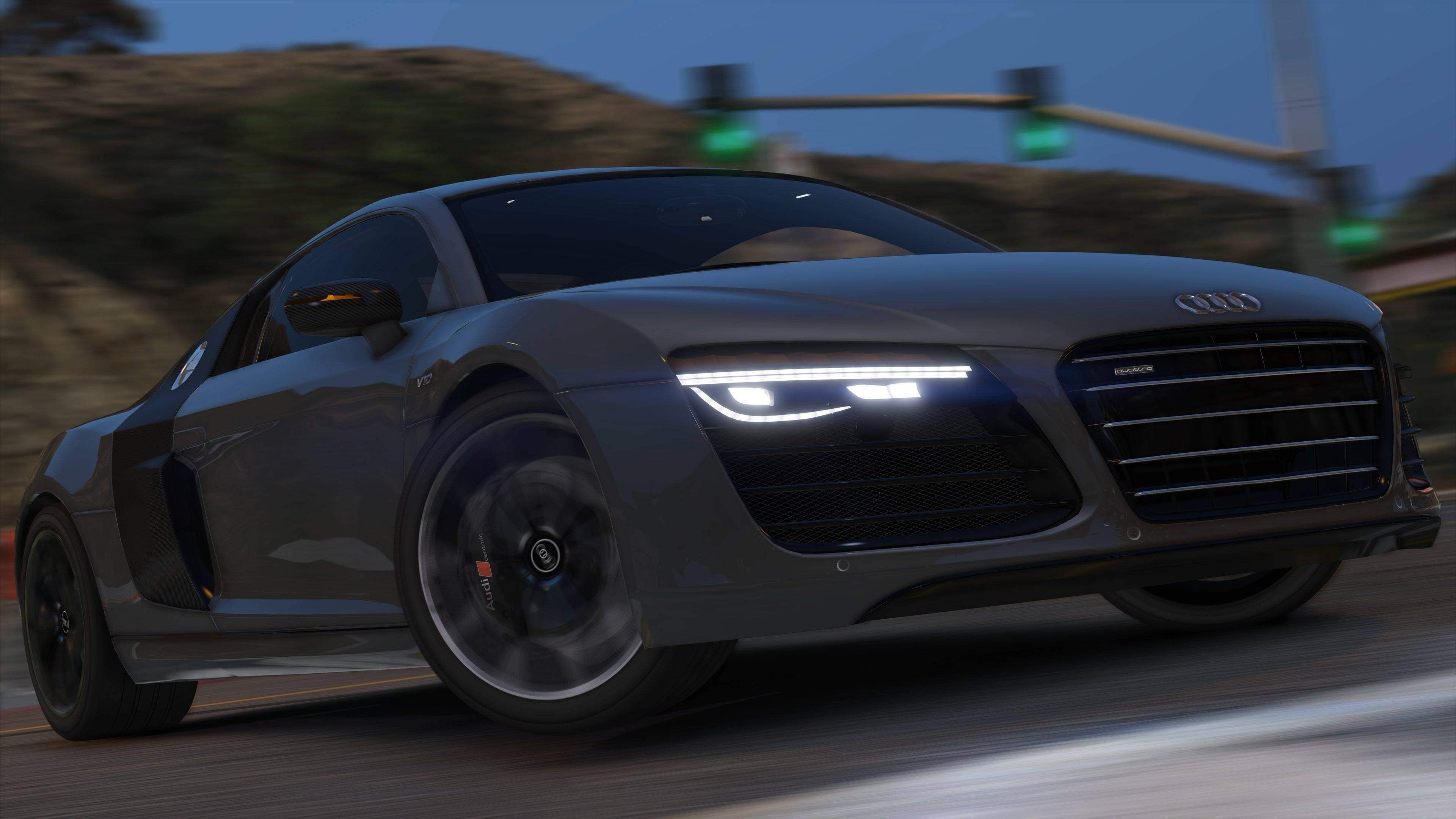 【GTA5载具】2013款奥迪 R8 5.2 FSI Quattro Plus:V10引擎的极致体验