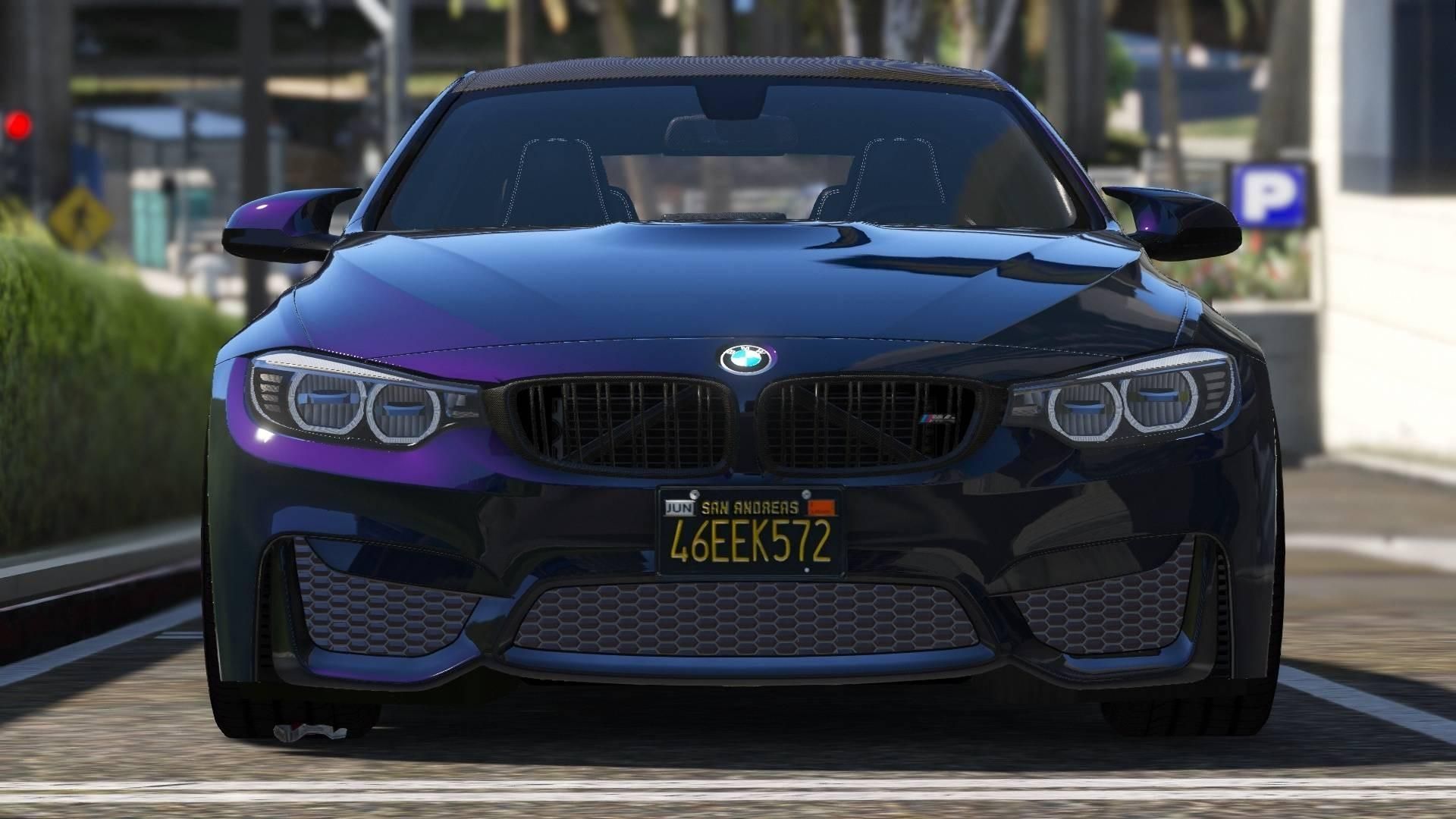 【GTA5载具】2015款宝马M4:高性能街车的终极体验,细节满分!