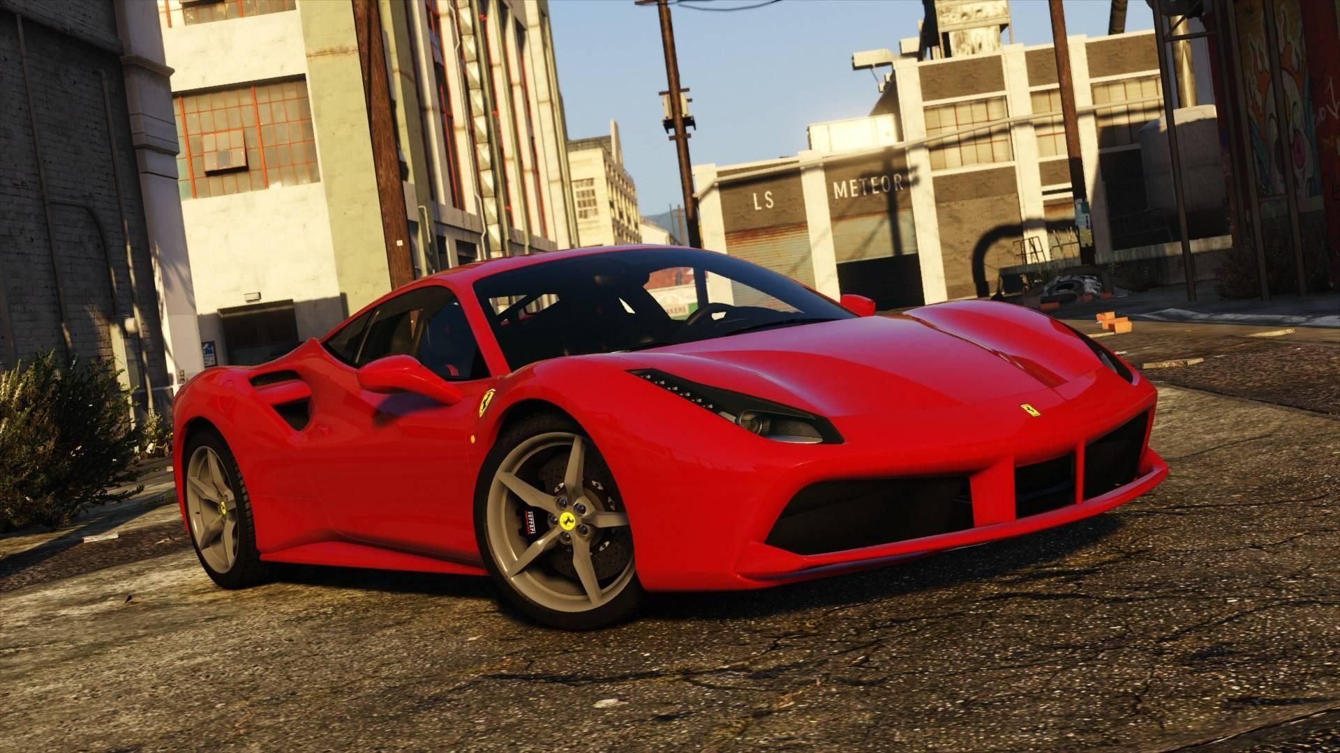 【GTA5载具】2016款法拉利 488 GTB:洛圣都最逼真的插件级超跑