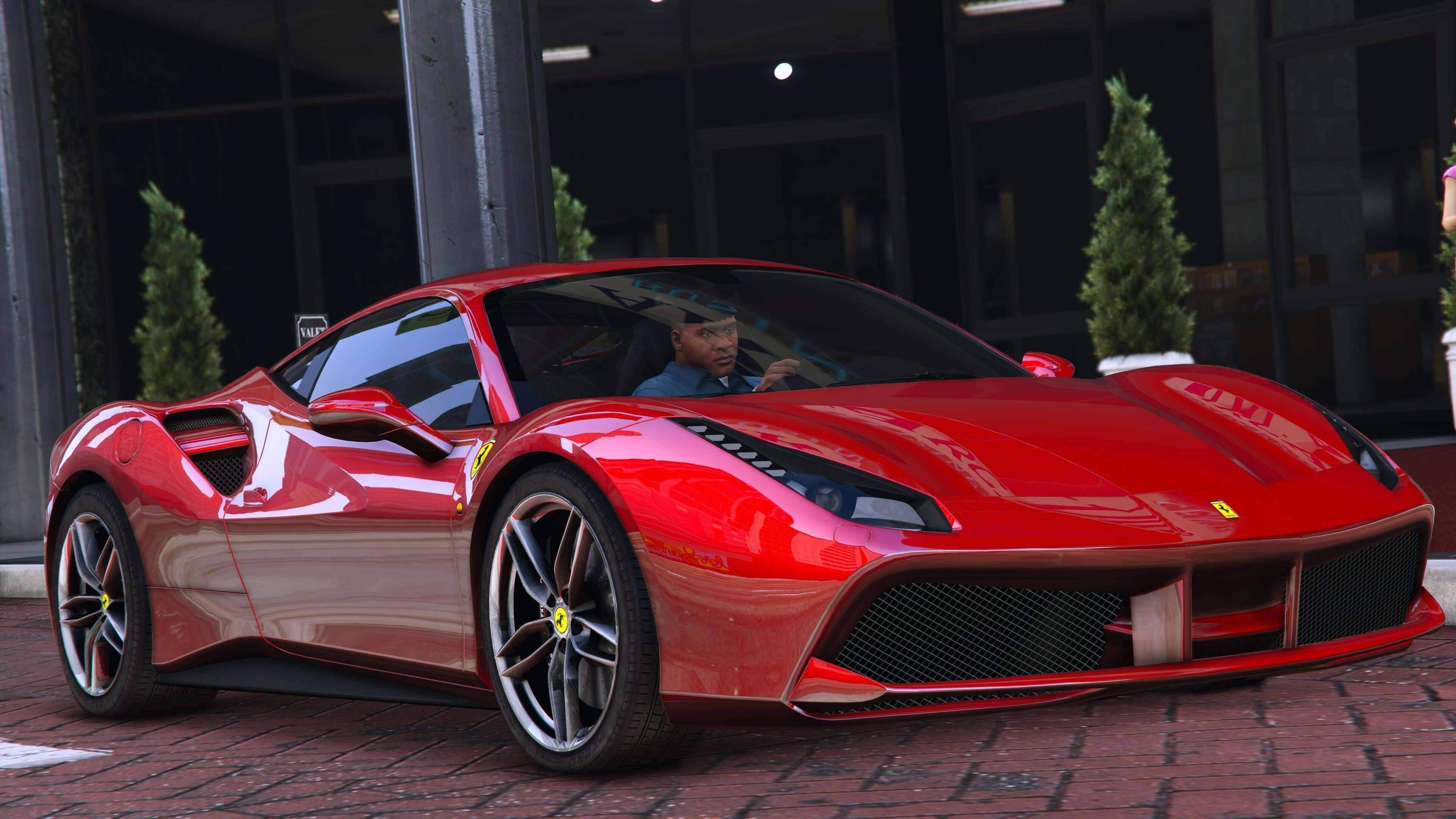 【GTA5载具】2015法拉利488 GTB:洛圣都最完美的超跑体验,细节与真实感的完美结合