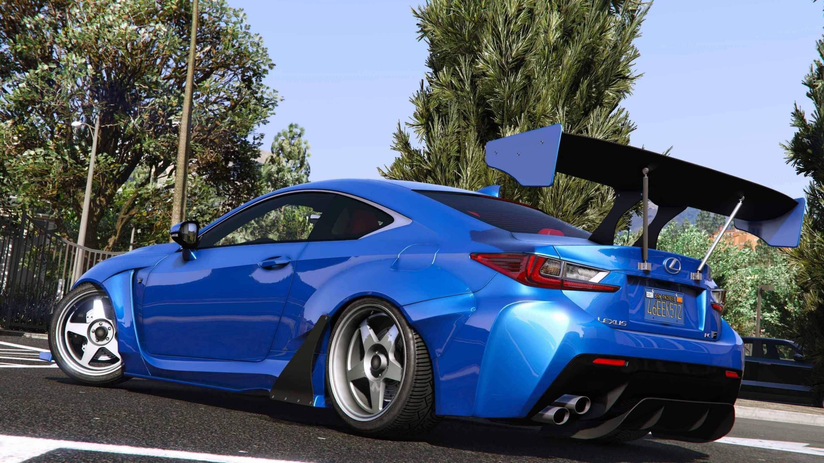 【GTA5载具】2015款雷克萨斯RCF RocketBunny改装版:细节与性能的完美结合