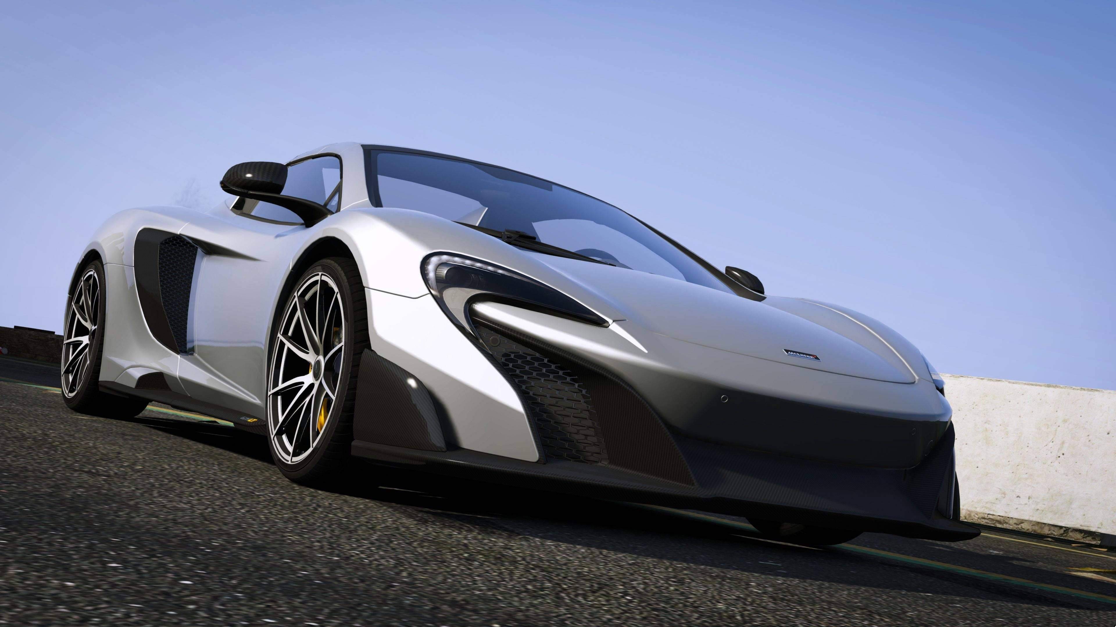 【GTA5载具】2016款迈凯伦 675LT Spider:洛圣都最炫敞篷超跑,细节与动态效果的完美结合