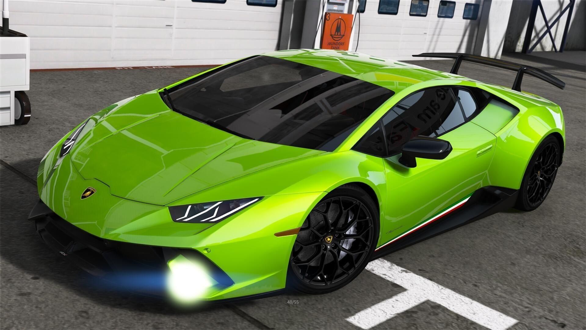 【GTA5载具】2018款兰博基尼 Huracan Performante:细节满分的终极性能怪兽