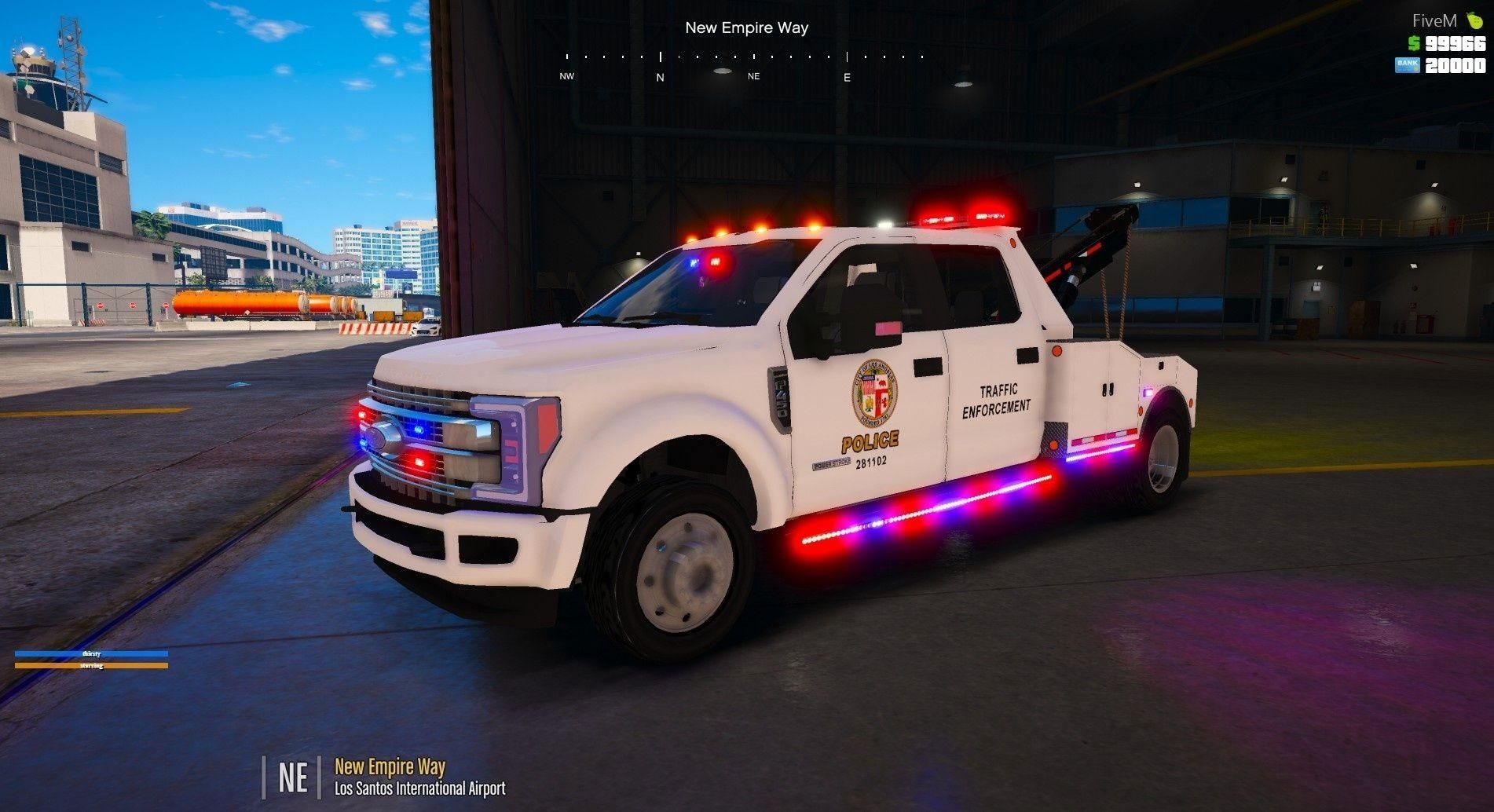 【GTA5载具】2019款福特F450 Super Duty Platinum 4门拖车包:全能救援之王