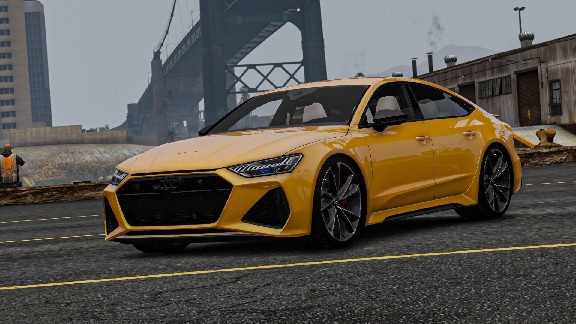 【GTA5载具】2020款奥迪RS7 Sportback (C8):终极性能与奢华并存的Add-on神作