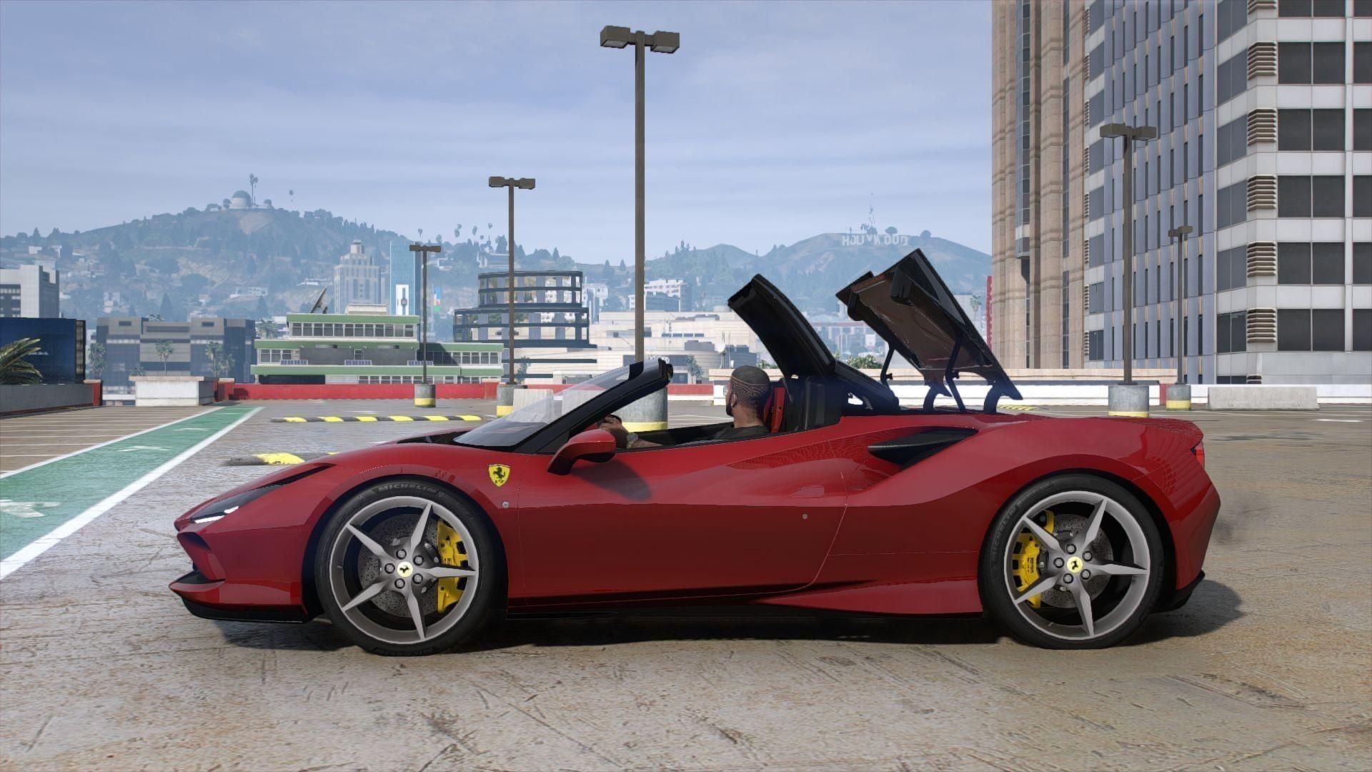 【GTA5载具】2020款法拉利 F8 Spider:动感敞篷跑车,真实感满分的梦幻座驾