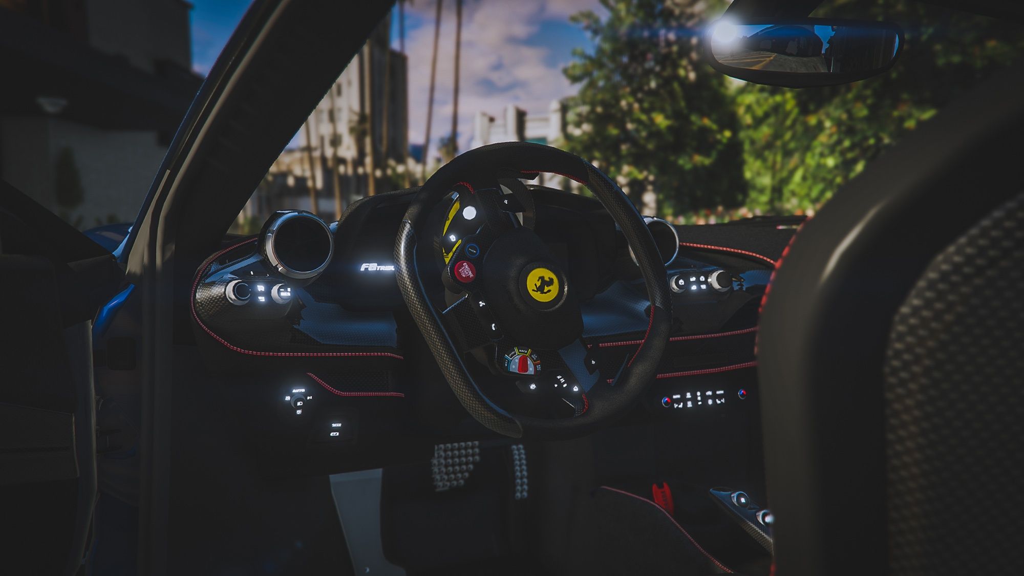 【GTA5载具】2020款法拉利 F8 Tributo:洛圣都的性能猛兽,V8自吸的终极进化