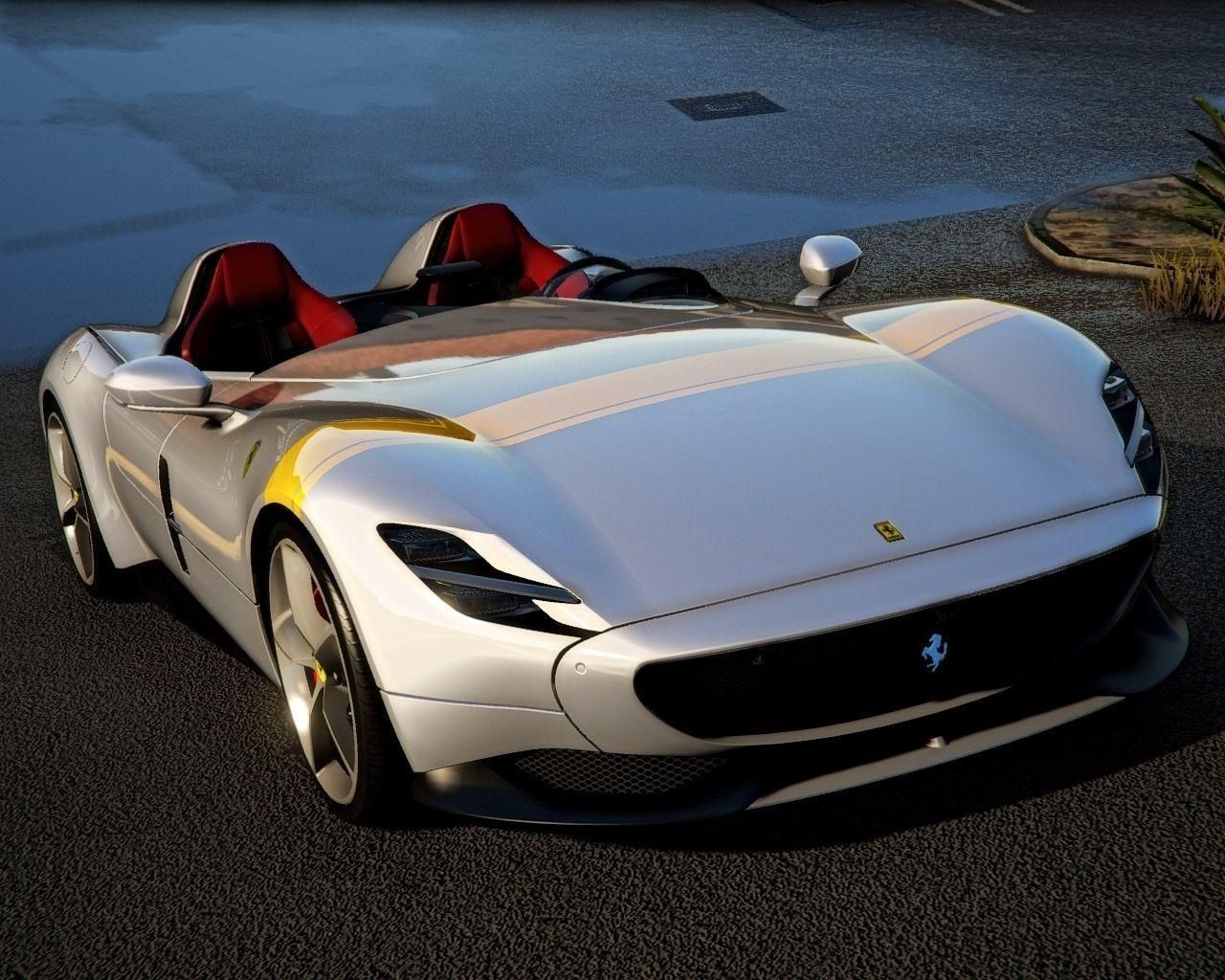 【GTA5载具】2020款法拉利 Monza SP2:洛圣都最奢华的敞篷超级跑车,V12引擎的终极体验